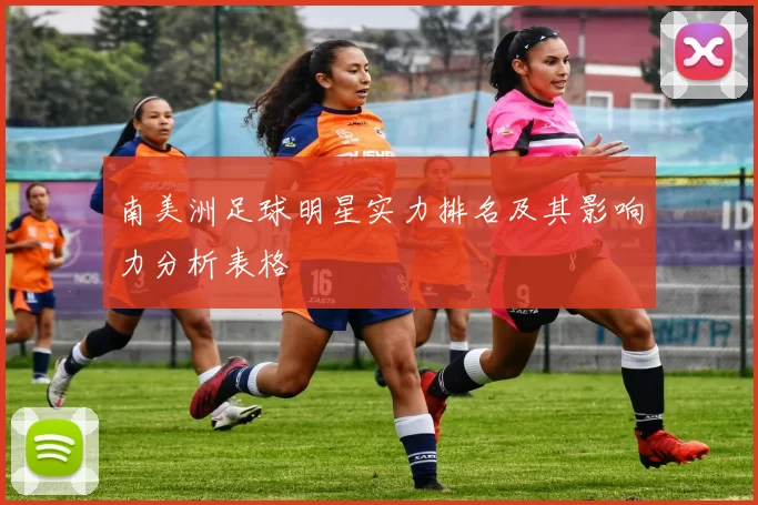南美洲足球明星实力排名及其影响力分析表格