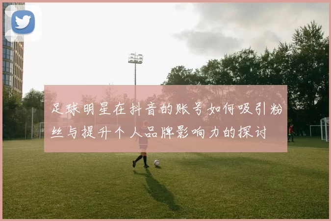 足球明星在抖音的账号如何吸引粉丝与提升个人品牌影响力的探讨